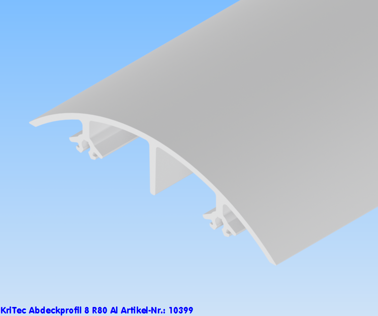 KriTec Abdeckprofil 8 R80 Al