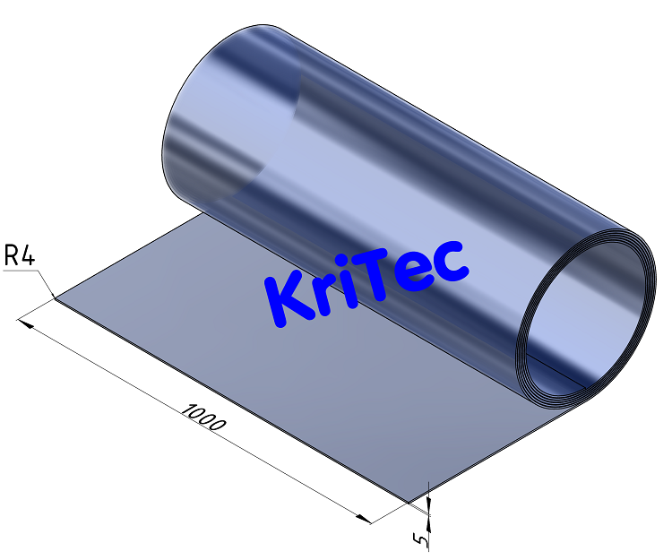 KriTec PVC 5mm, transparent
