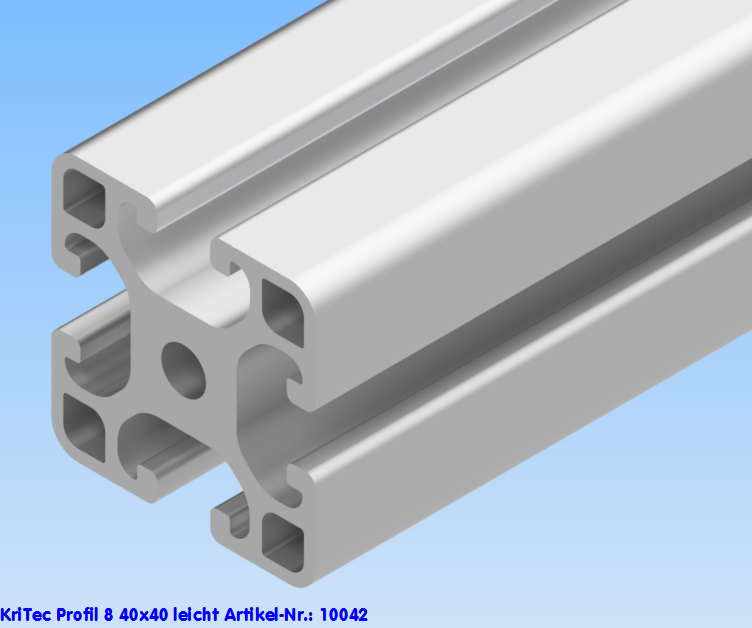 KriTec Profil 8 40x40 leicht