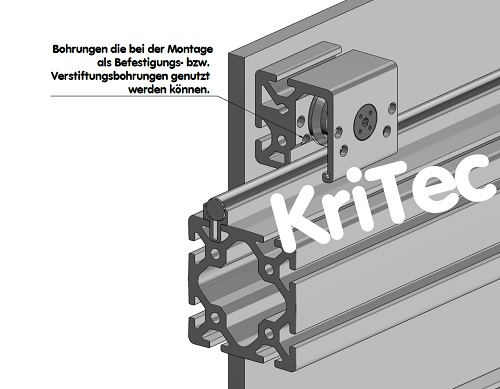 KriTec Lagereinheit 8 D14 zentrisch