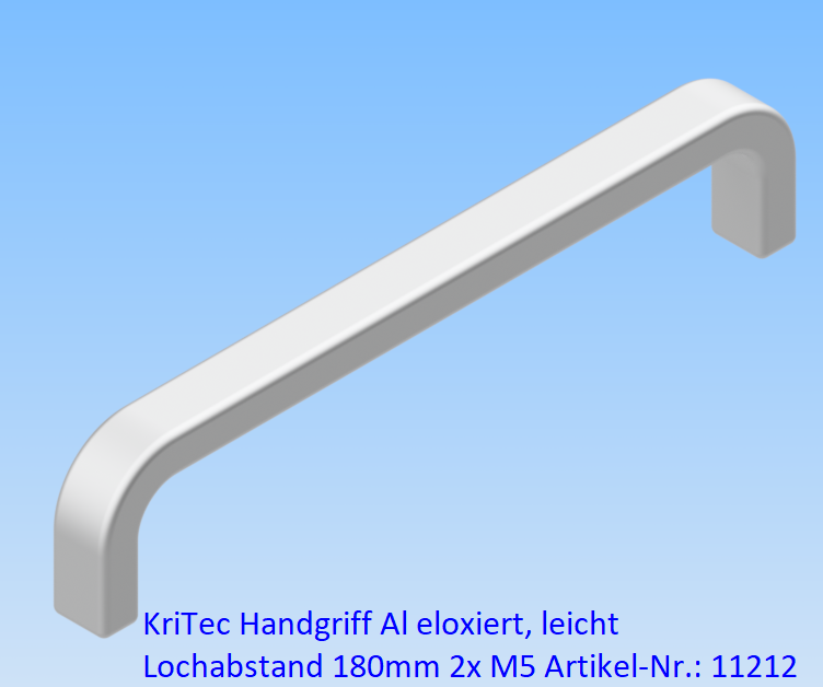 KriTec Handgriff Al eloxiert, leicht