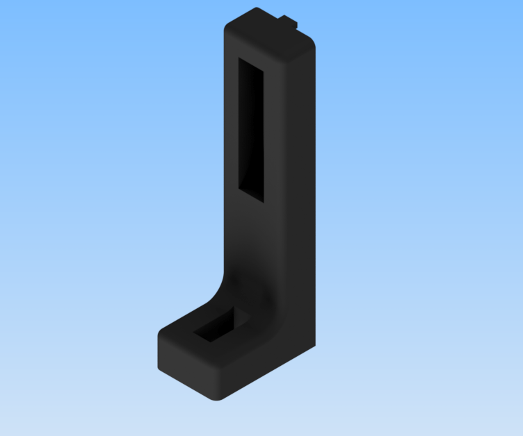 KriTec Winkelstellfuß 8 Zn ohne Niveauregulierung