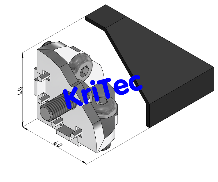 KriTec Eckverbindungssatz 8 40x40-2x45°
