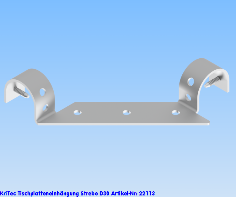 KriTec Tischplatteneinhängung Strebe D30