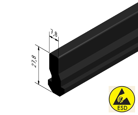 KriTec Führungsleiste 8 gekröpft