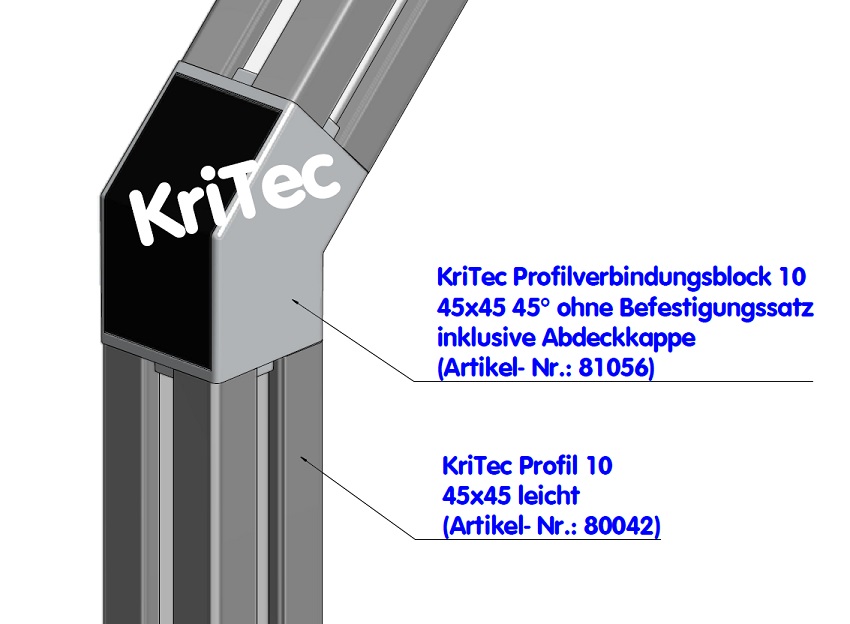 KriTec Profil 10 45x45 leicht