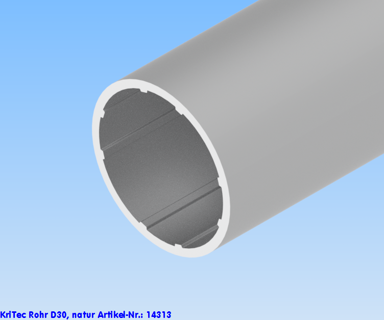 KriTec Rohr D30, natur