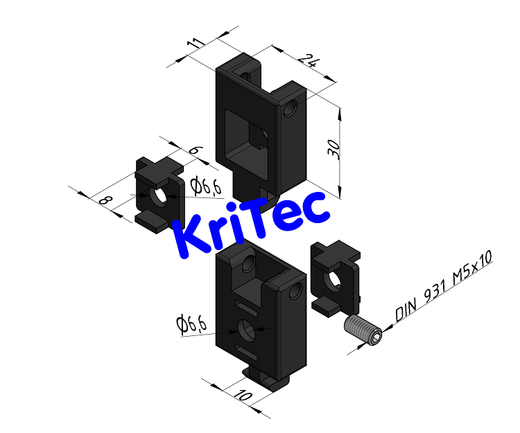 KriTec Aufhängung 6/8