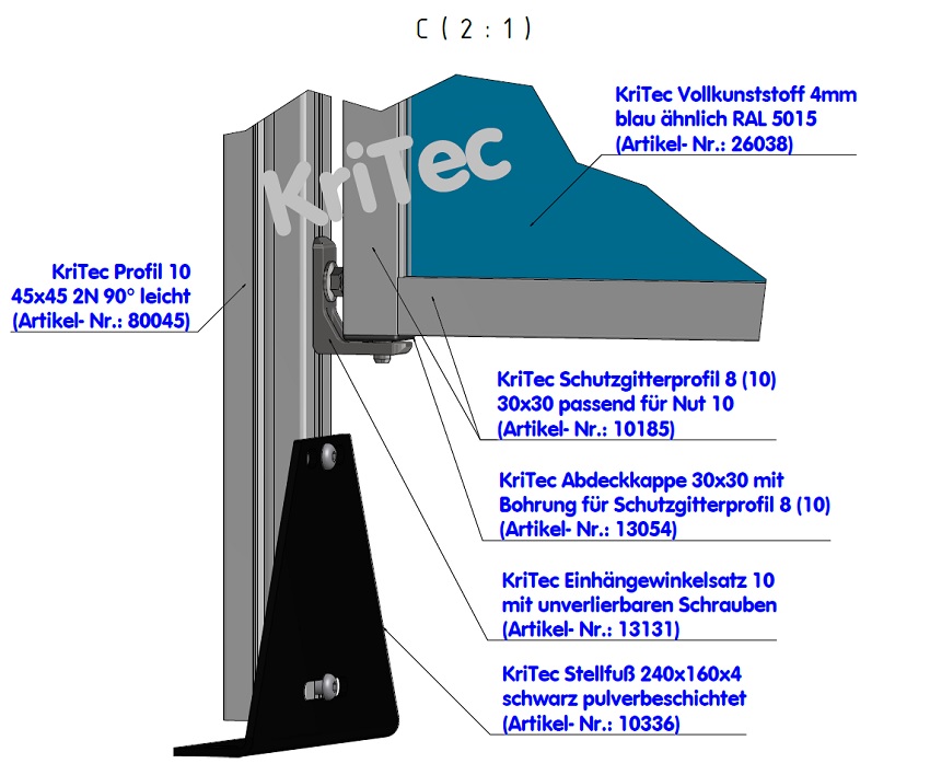 KriTec Vollkunststoff