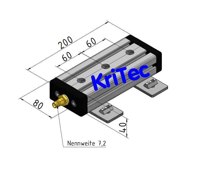 KriTec Druckluftversorgungseinheit ohne Schnellkupplungen