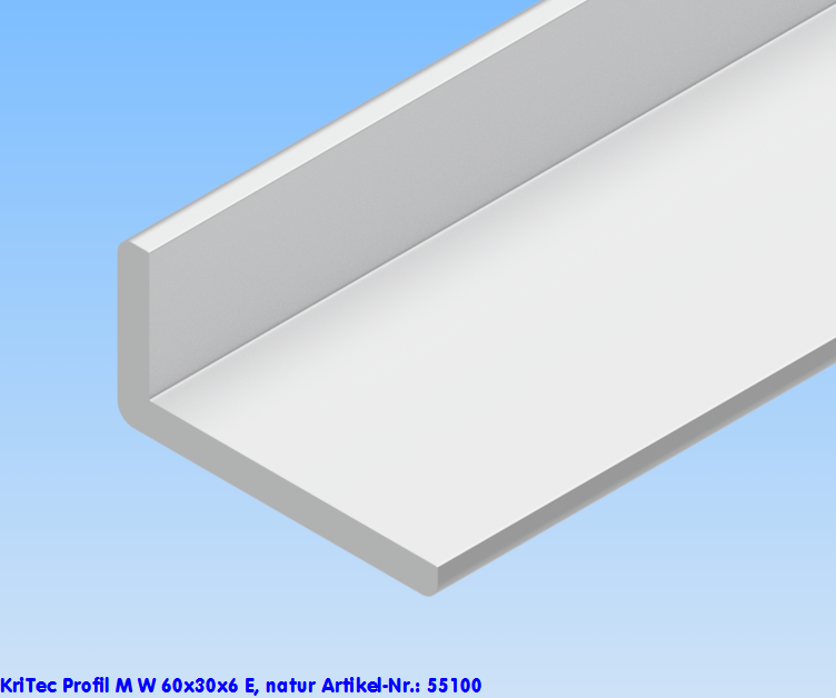 KriTec Profil M W 60x30x6 E, natur