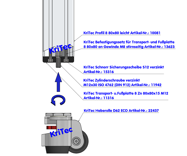 KriTec Heberolle D62 ECO
