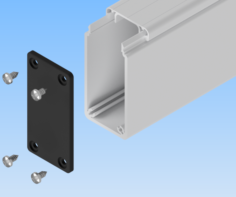 KriTec Kanalprofil U 40x80 D40 SE, natur