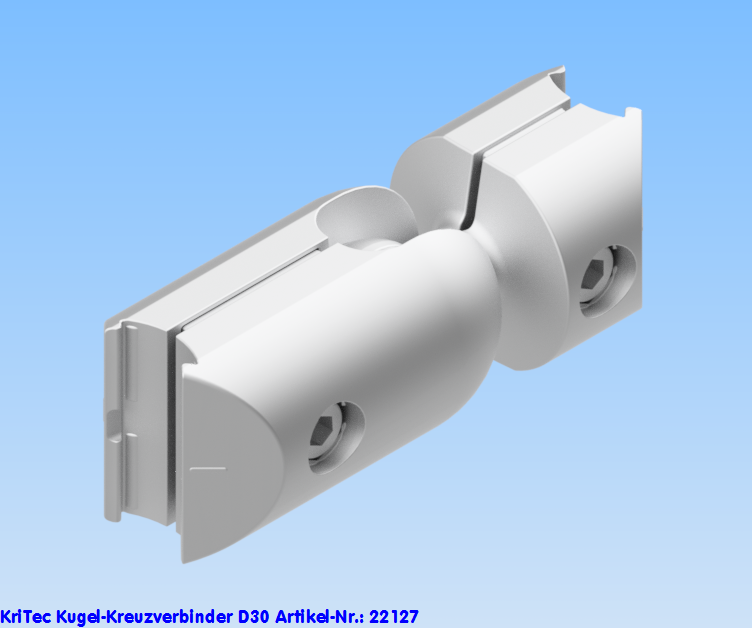 KriTec Kugel-Kreuzverbinder D30