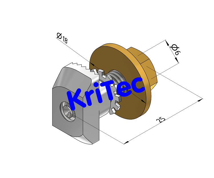 KriTec Erdungssatz 10 Raster 40, 45 und 50