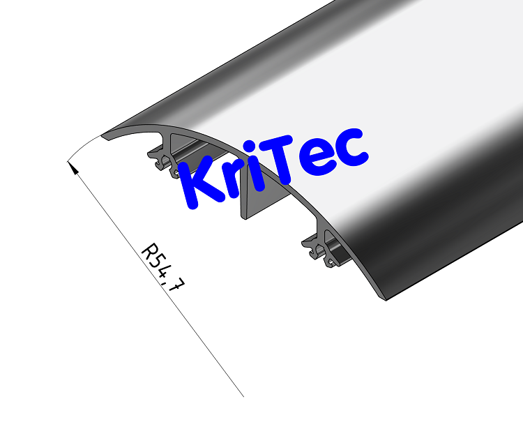 KriTec Abdeckprofil 8 R80 Al