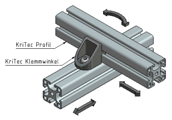 KriTec Klemmwinkel 6 Raster 30