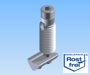 KriTec Automatik-Verbindungssatz 6 Raster 30, VA rostfrei