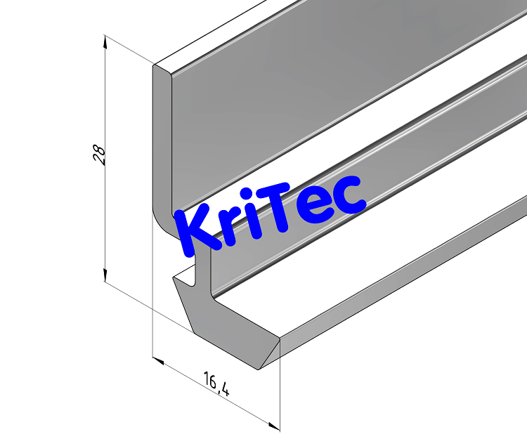 KriTec Winkelleiste 8 Al