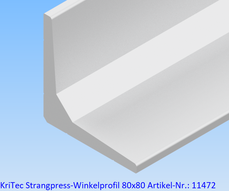 KriTec Strangpreßwinkelprofil 80x80