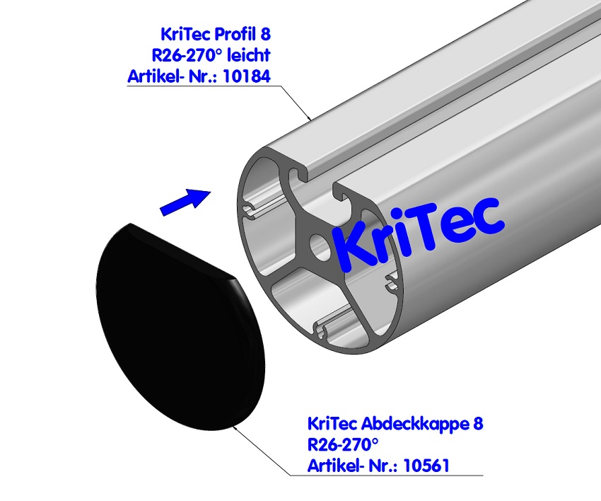 KriTec Profil 8 R26-270°