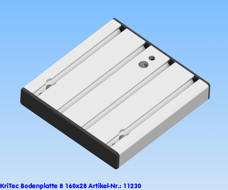 KriTec Bodenplatte 8 160x28