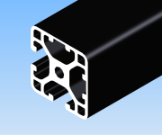 KriTec Profil 6 30x30 2N 90° leicht schwarz