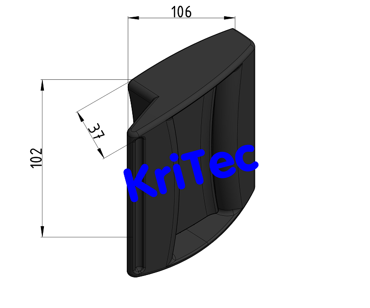 KriTec Magnet-Verschlussgriff Compact