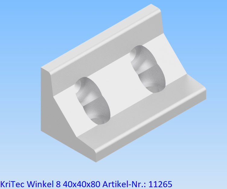 KriTec Winkel 8 40x40x80