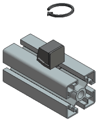 KriTec Klemm-Multiblock 10 PA, schwarz