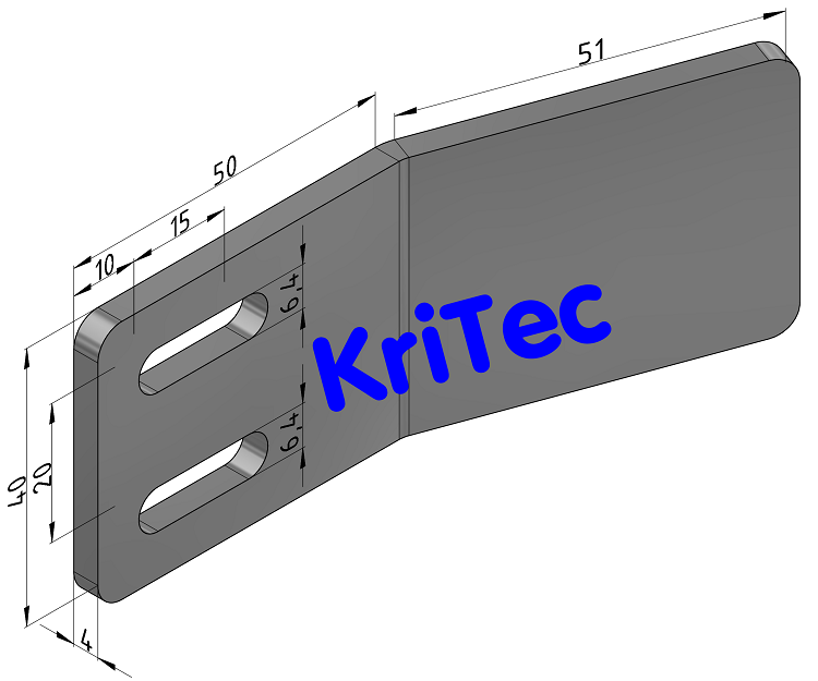 KriTec Zentrierhilfe 10 Raster 60, VA
