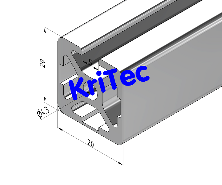 KriTec Profil 5 20x20 3N