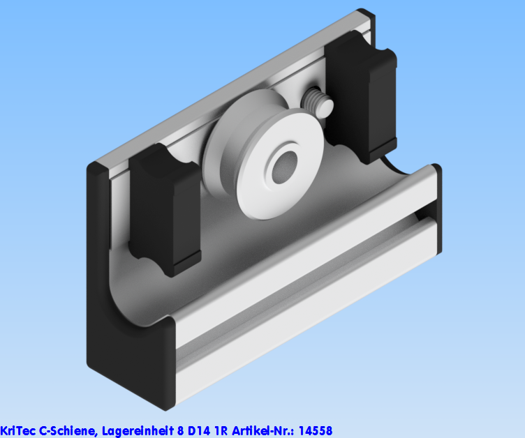 KriTec C-Schiene, Lagereinheit 8 D14 1R