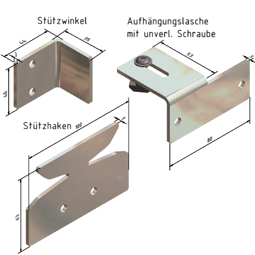 KriTec Sicherheitsaufhängungssatz 10 40