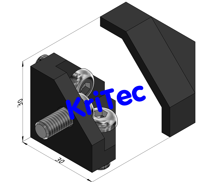 KriTec Eckverbindungssatz 6 30x30-45°
