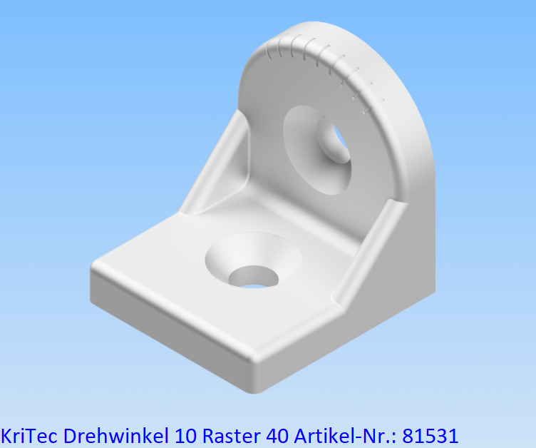 KriTec Drehwinkel 10 Raster 40