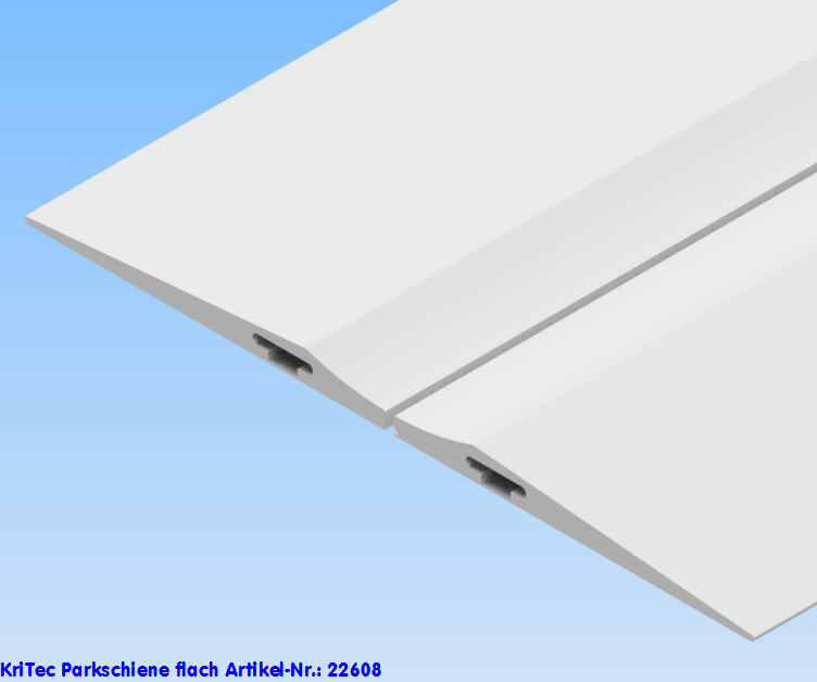 KriTec Parkschiene flach/ flach 1.200mm