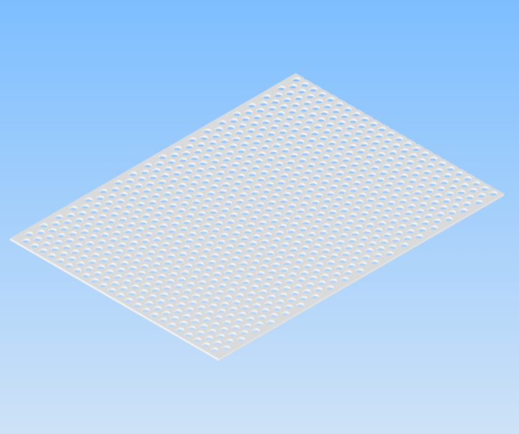 KriTec Stahl Lochblech verzinkt (Rundlöcher)