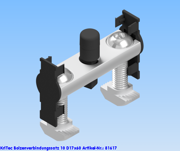 KriTec Bolzenverbindungssatz 10 D17x60