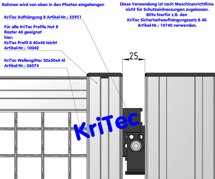 KriTec Aufhängung 8