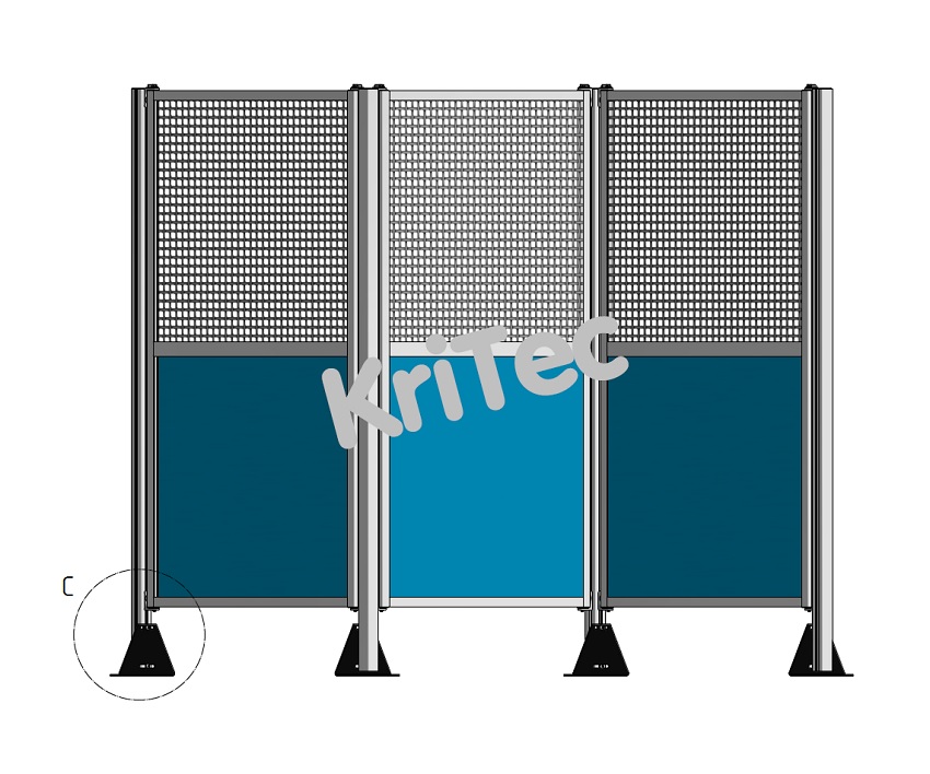 KriTec Standardverbindungssatz 12 Raster 60