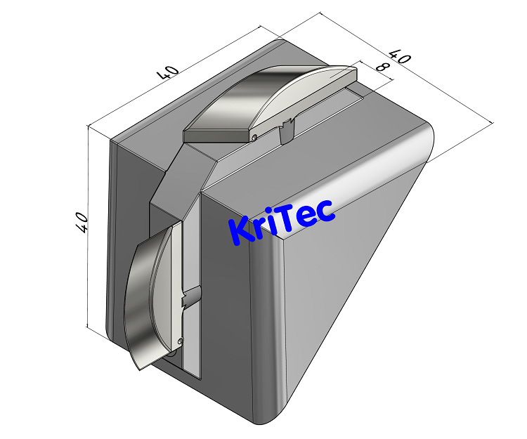 KriTec Automatik-Winkelsatz 8 40x40x40 Al