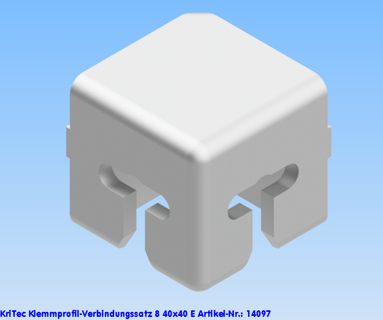 KriTec Klemmprofil-Verbindungssatz 8 40x40 E