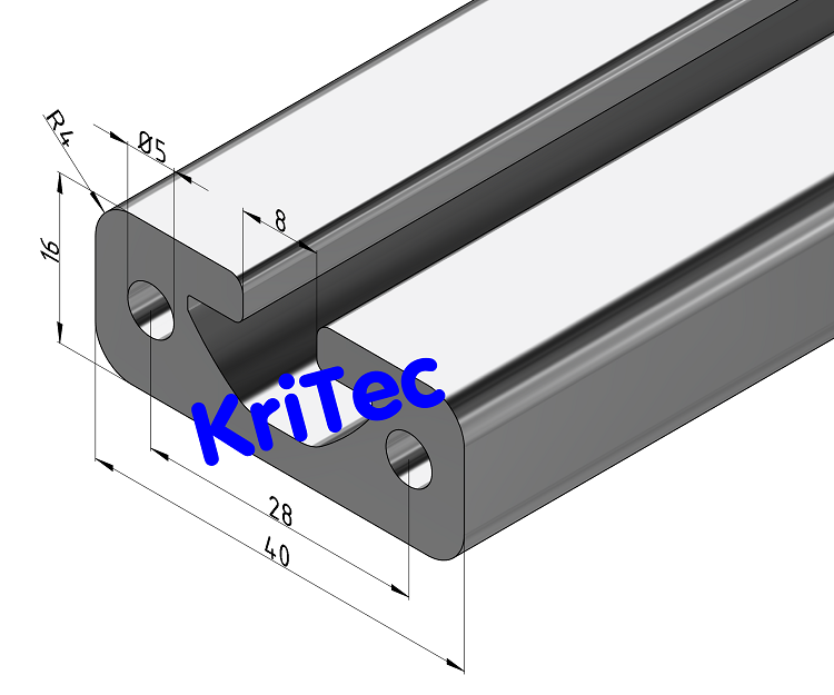 KriTec Profil 8 40x16