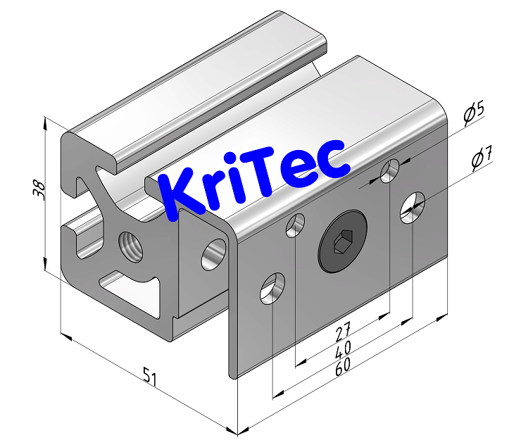 KriTec Lagereinheit 8 D10 Rundschliff zentrisch und exzentrisch
