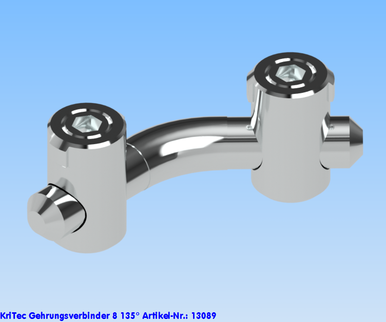 KriTec Gehrungsverbinder 8 135°