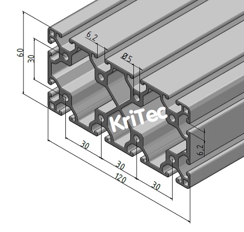 KriTec Profil 6 120x60 leicht