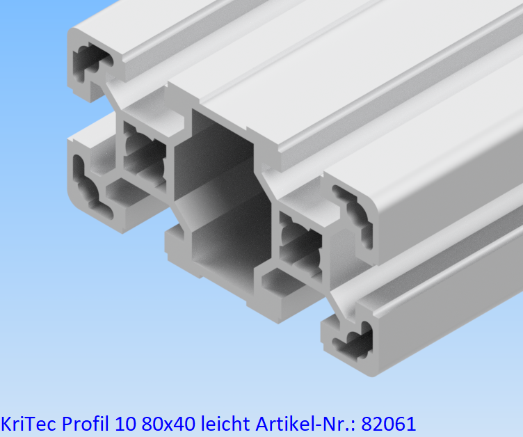 KriTec Profil 10 80x40 leicht