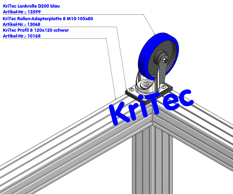 KriTec Profil 8 120x120 schwer