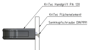 KriTec Handgriff PA 80